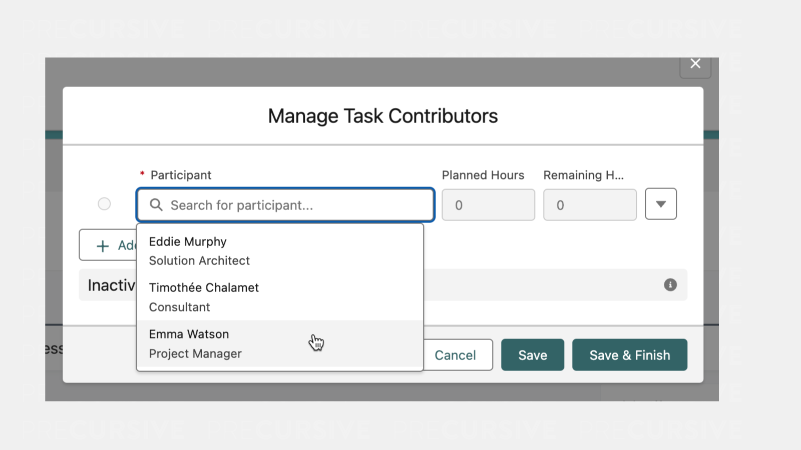 Add a Task Contributor