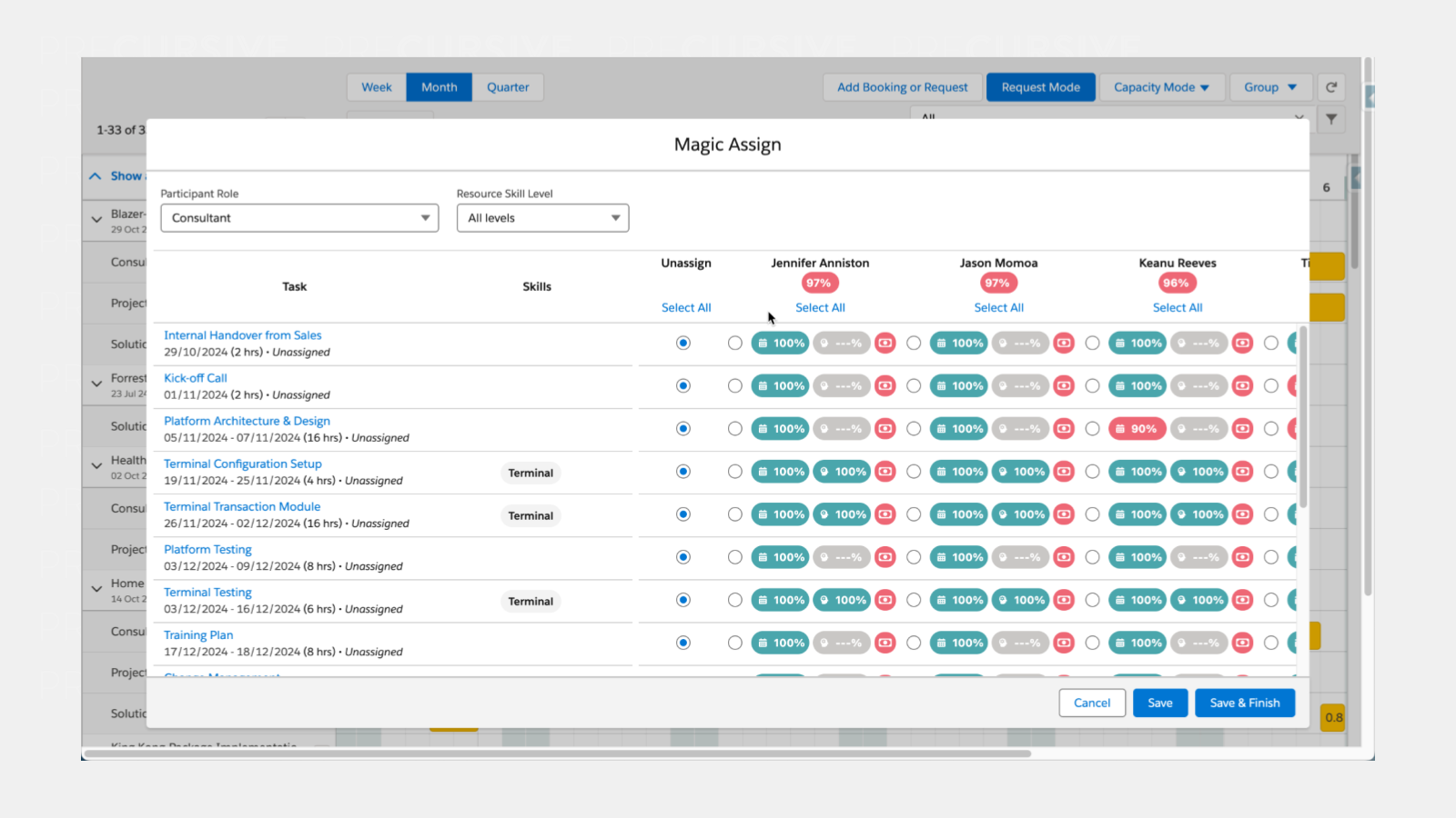 Magic Assign from Resource Plan