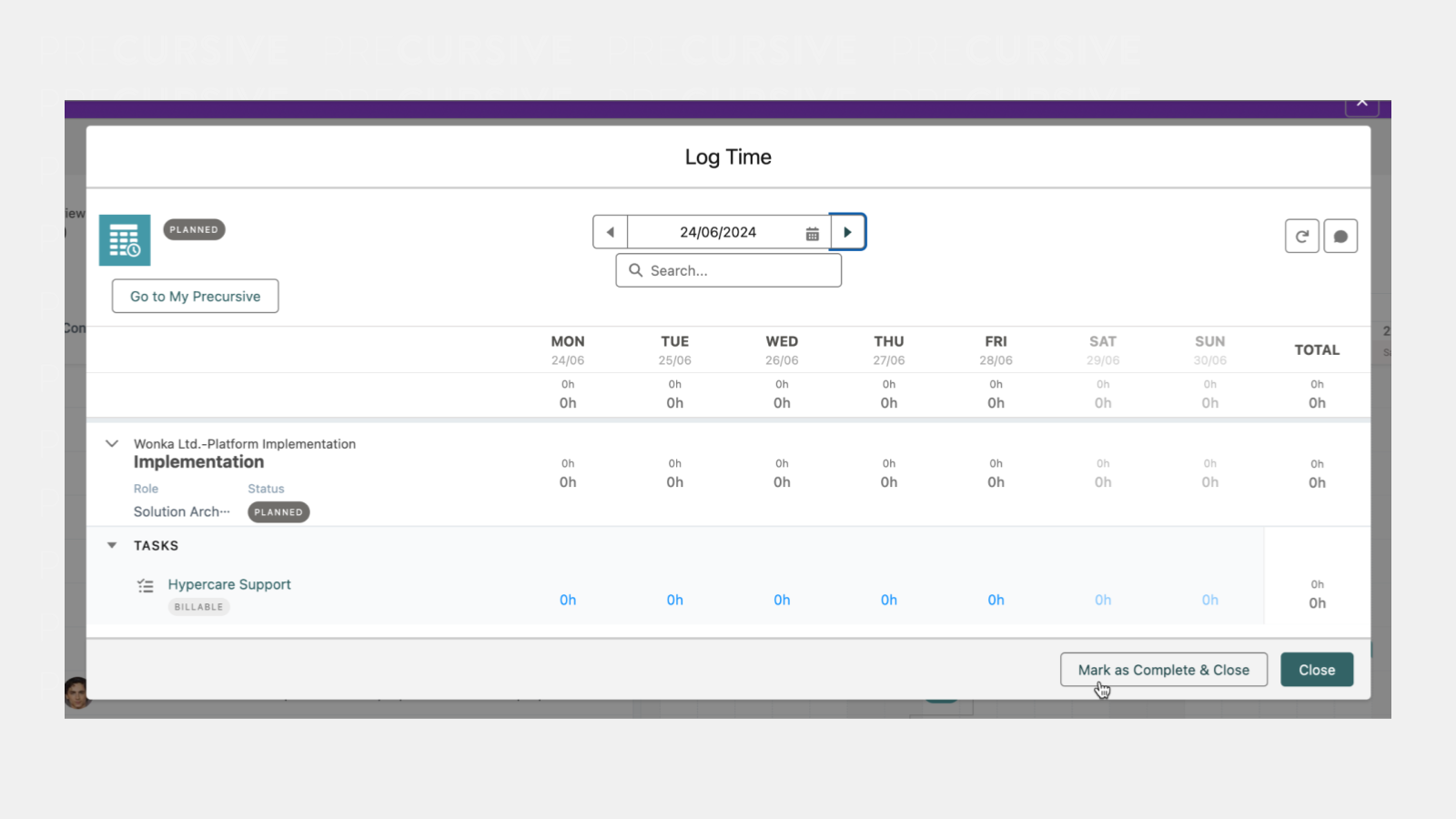 Faster Task Completion When Logging Time